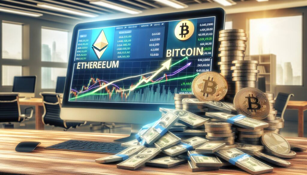Ether ETFs face significant outflows as bitcoin gains traction