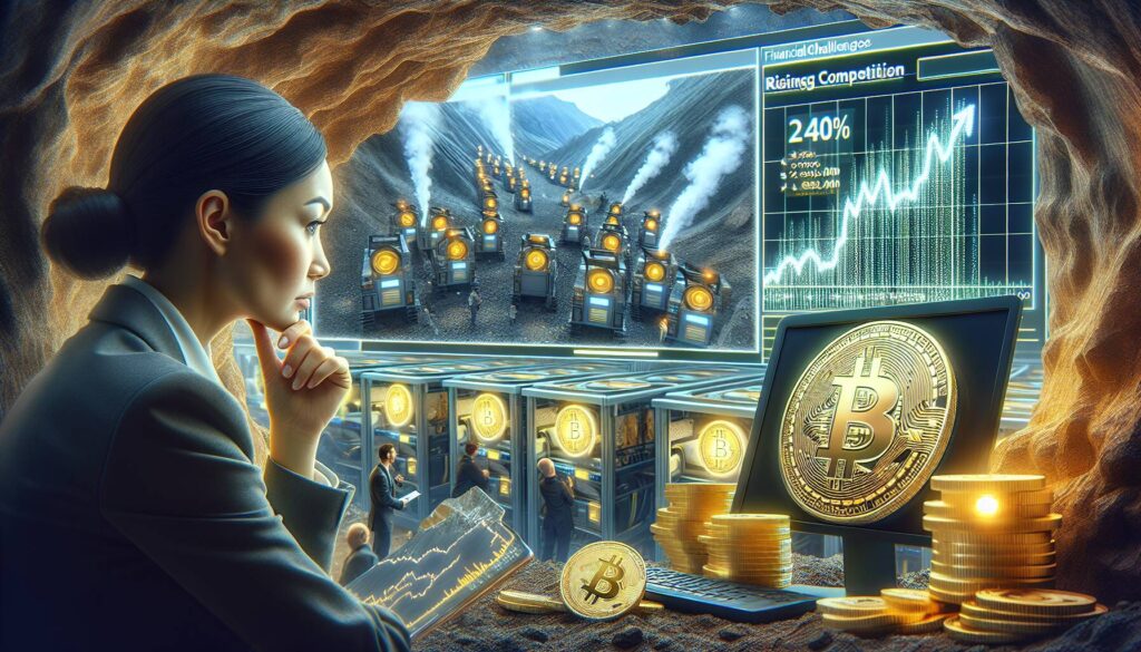Financial challenges for Bitcoin miners increase amid rising competition
