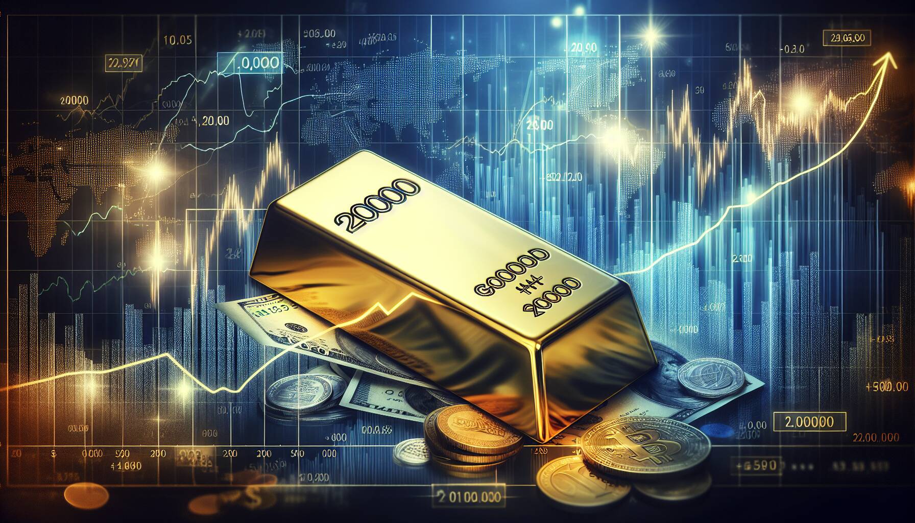 Gold prices surge past 2000 amid market volatility