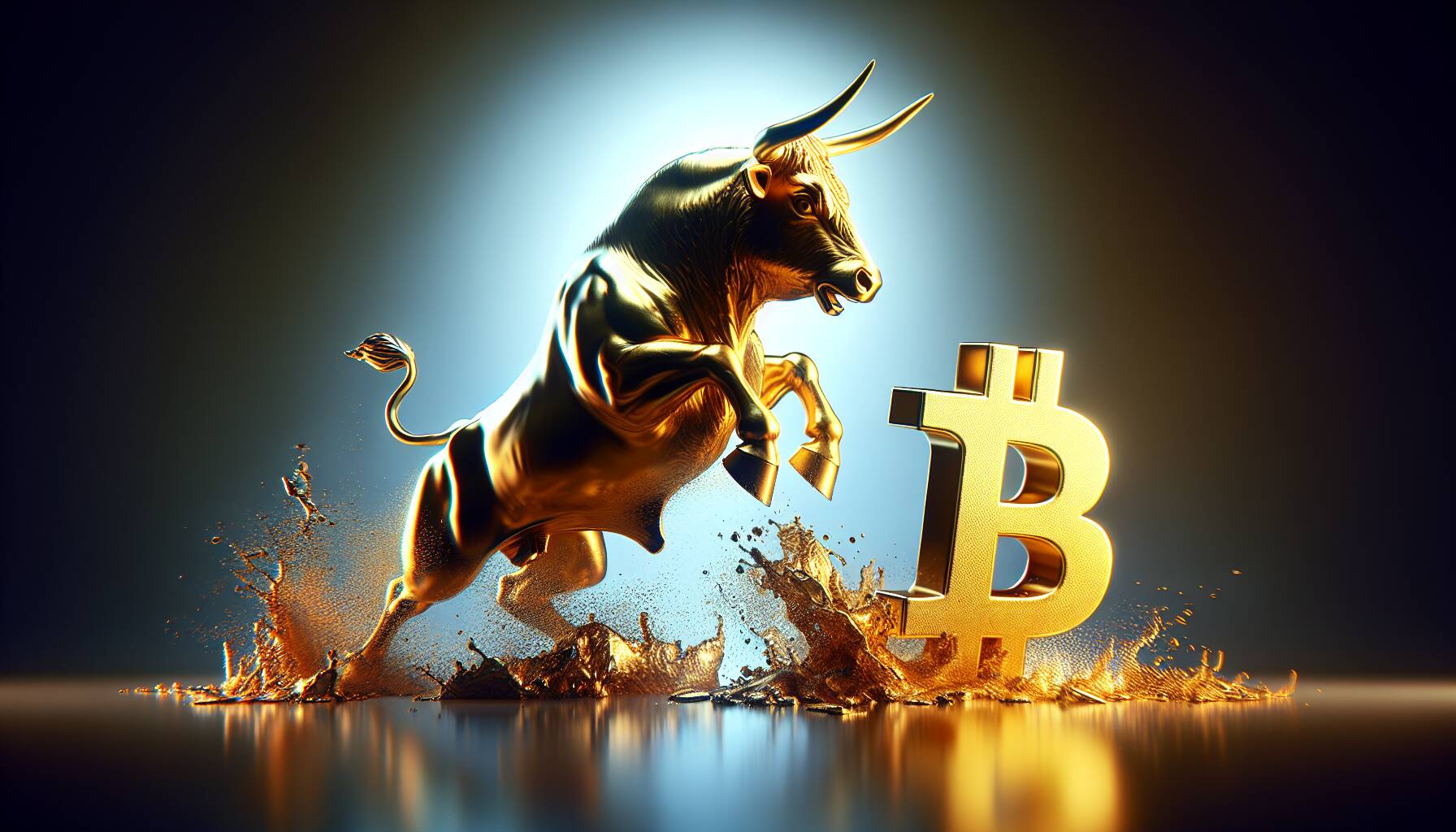 Gold surges as bitcoin struggles amid market turmoil