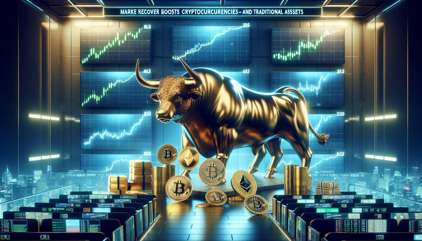 Market recovery boosts cryptocurrencies and traditional assets