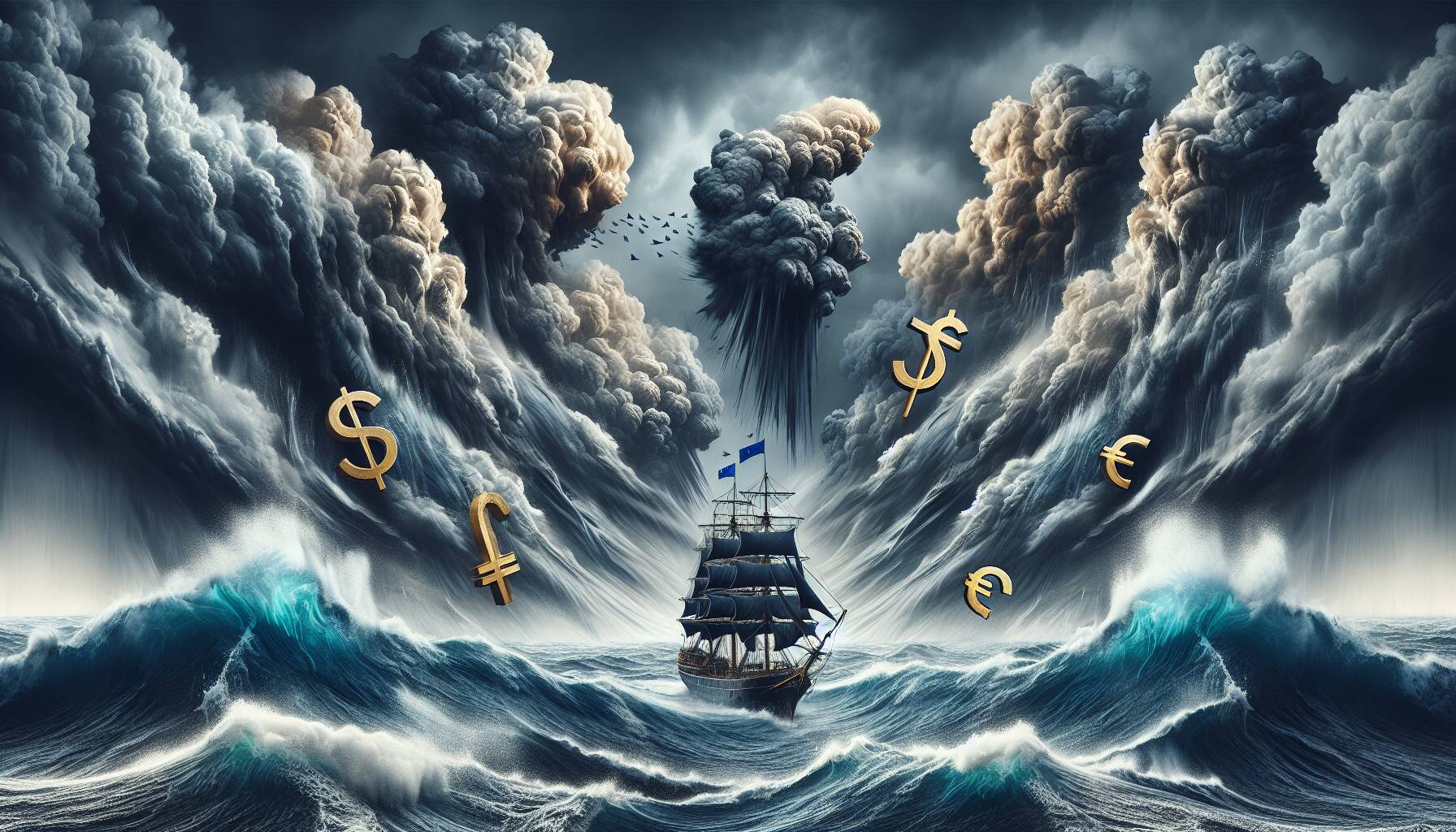 Market turbulence amid trade tensions and economic uncertainty