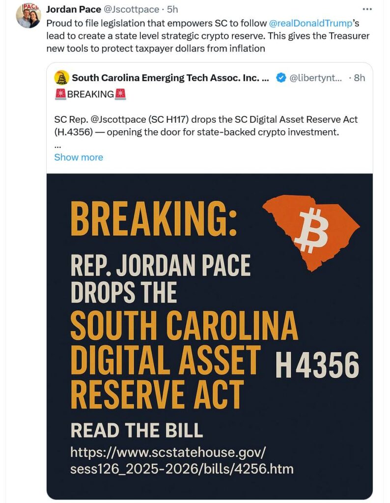 South Carolina Dismisses Coinbase Lawsuit in Shift Toward Crypto Embrace