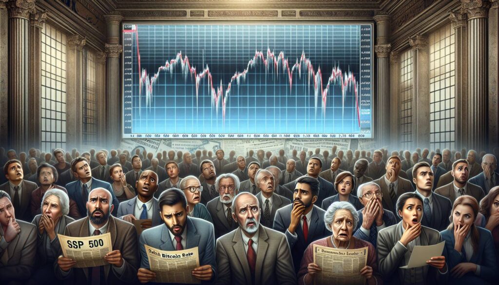 S&P 500 correction prompts investor concerns and historical parallels with Bitcoin