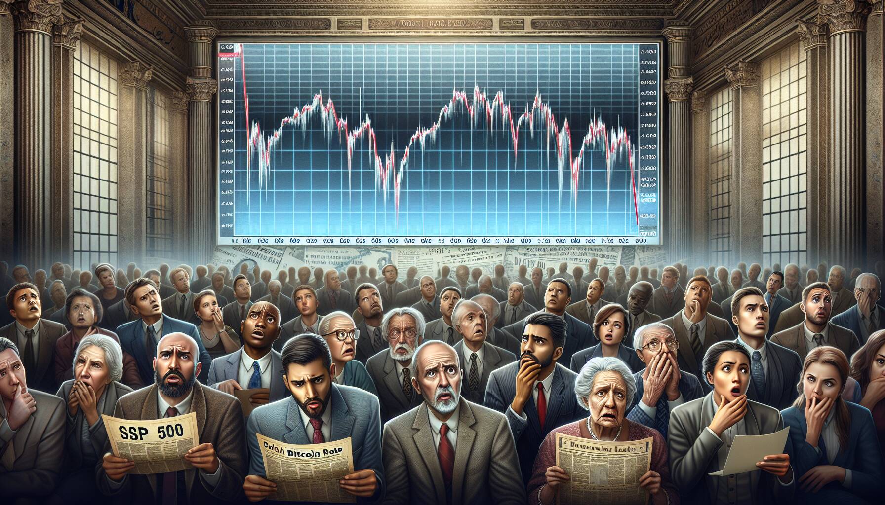 S&P 500 correction prompts investor concerns and historical parallels with Bitcoin