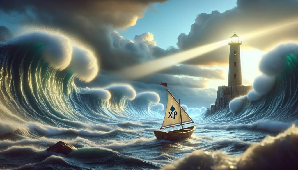 XRP navigates cautious rise amid market instability