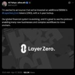 Andreessen Horowitz Invests $55 Million in LayerZero's Crosschain Technology