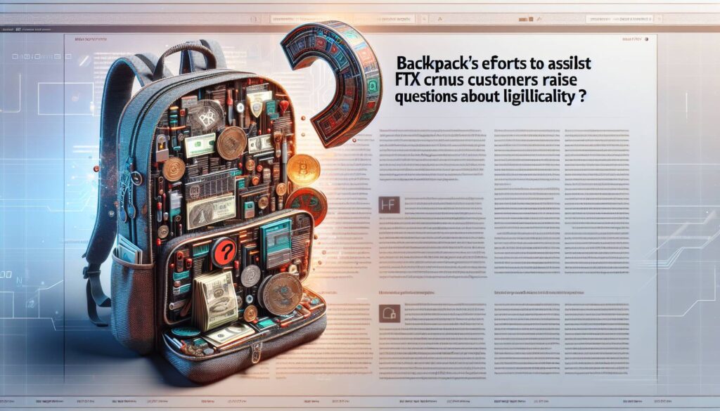 Backpack's efforts to assist FTX customers raise questions about legitimacy