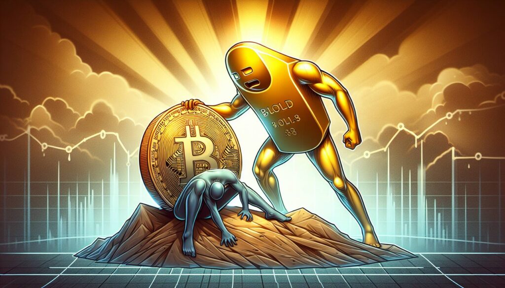 Bitcoin Fails to Shine as Safe-Haven Asset Despite Gold's Backing, According to JPMorgan