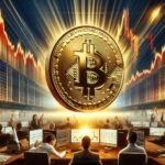 Bitcoin rises amid stock market declines