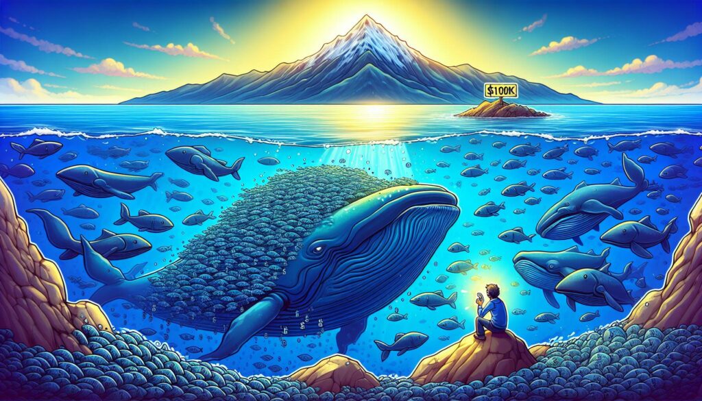 Bitcoin Whales Devouring Newly Mined BTC: Will $100K Be the Next Milestone?