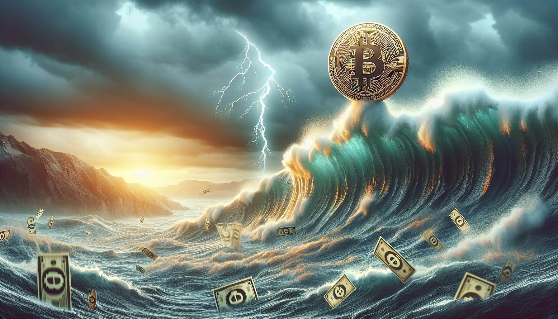 Bitcoin's rise as a safe haven in a volatile market
