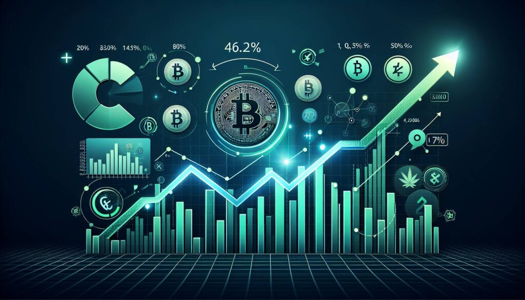 CoinDesk 20 index shows positive trend in cryptocurrency market