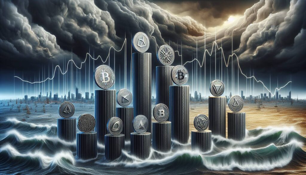 Crypto market faces turbulence as major tokens decline