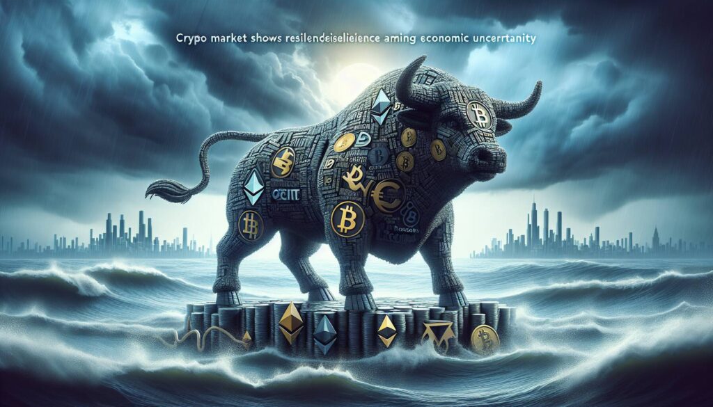 Crypto market shows resilience amid economic uncertainty