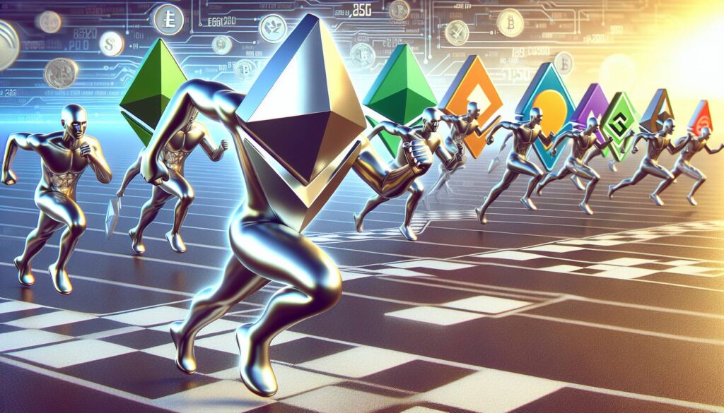 Ethereum's struggle for market leadership amidst increasing competition