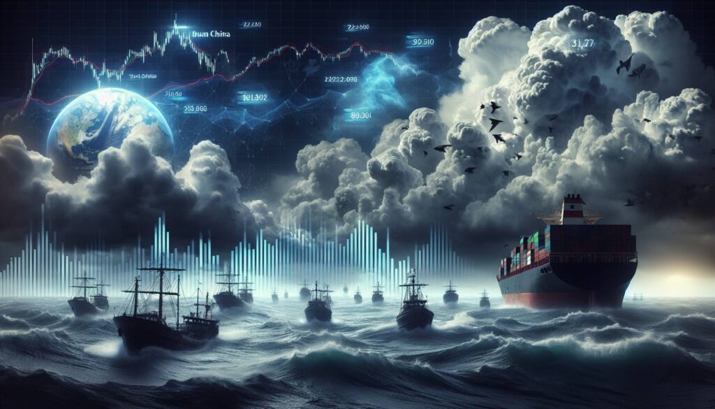 Global trade tensions escalate as markets await China's response