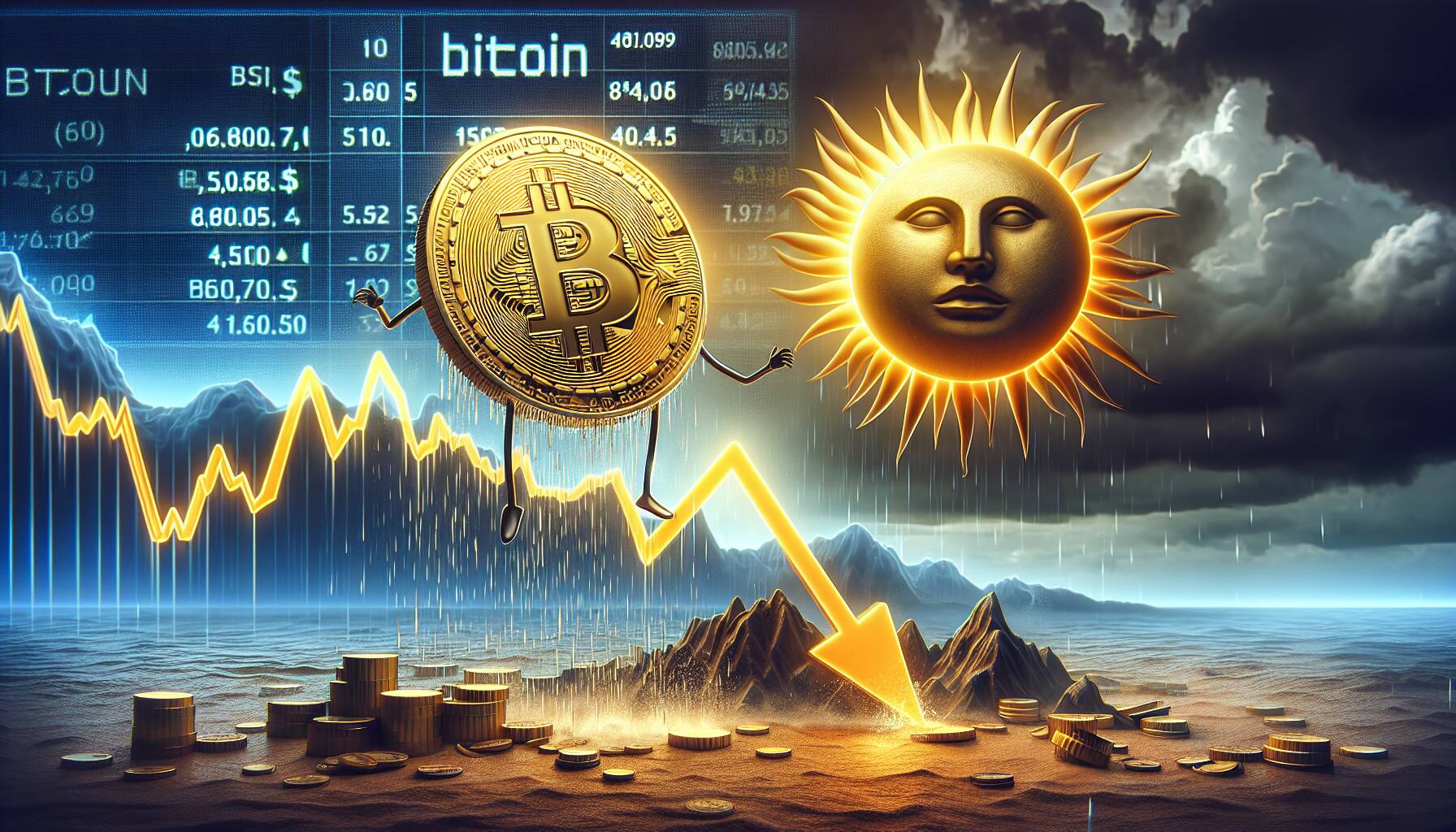 Market pullback hits cryptocurrencies as Bitcoin dips and Solana shows resilience