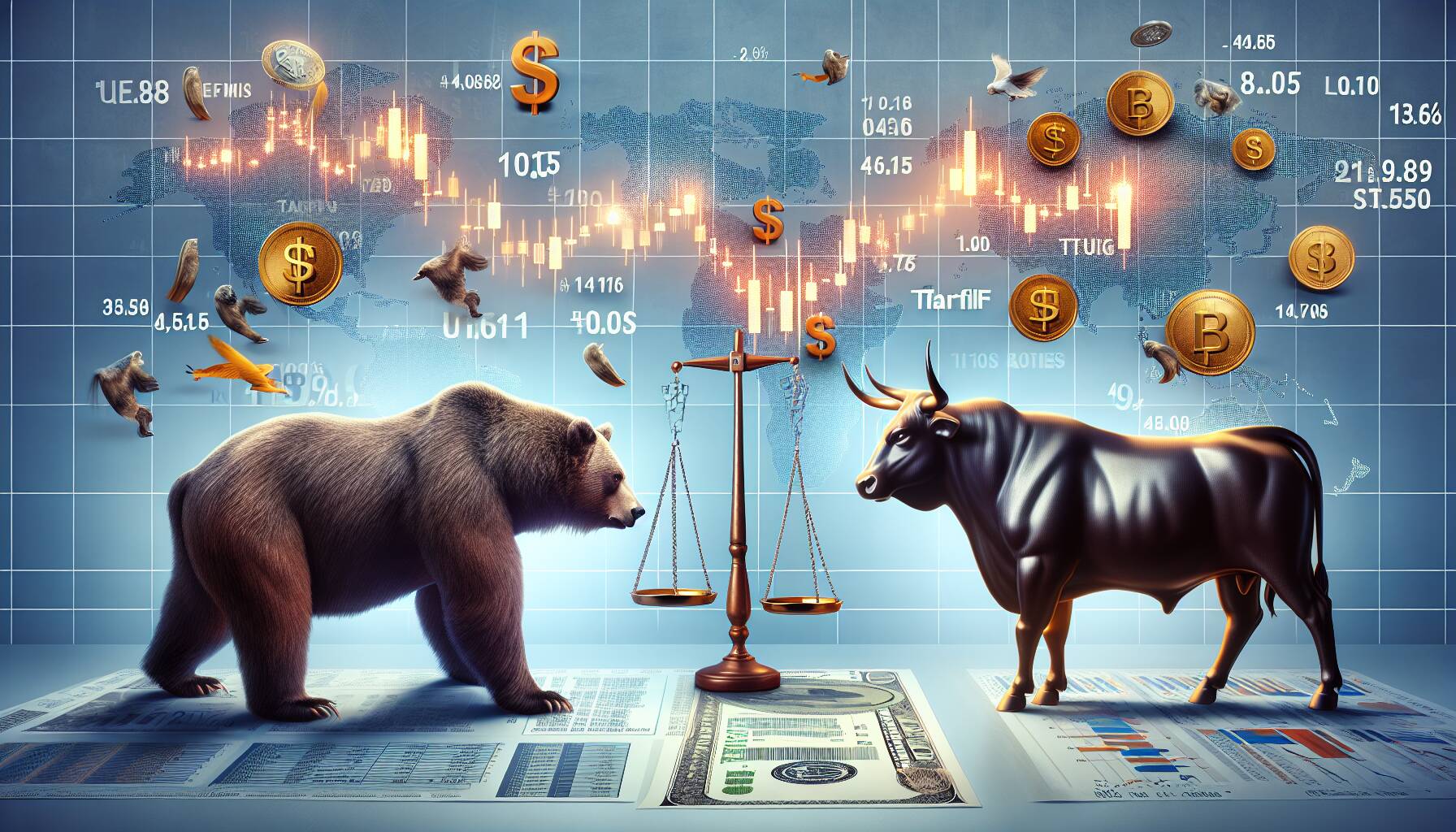 Market reactions to Fed's cautious stance on tariffs and interest rates