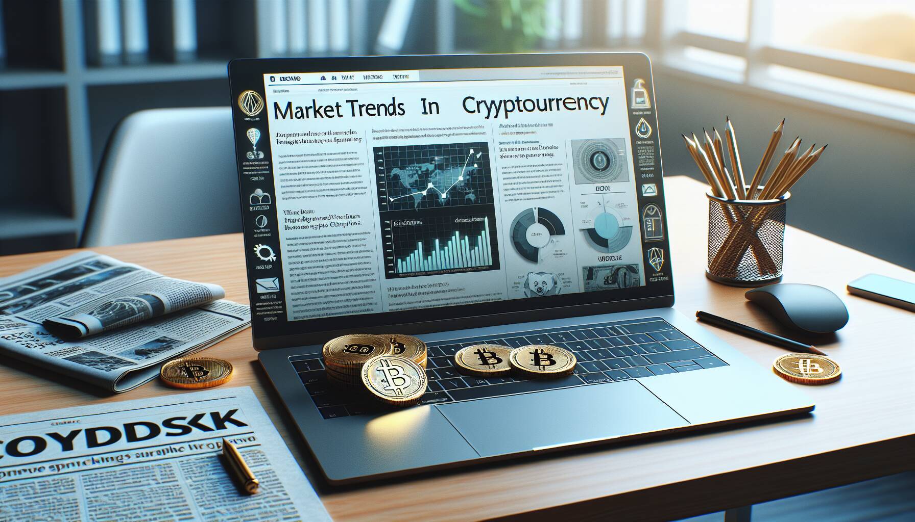 Market trends in cryptocurrency highlighted by CoinDesk update