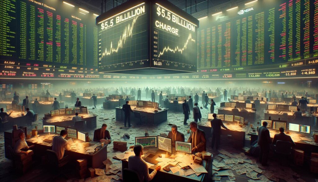 Market turmoil following Nvidia's $5.5 billion charge