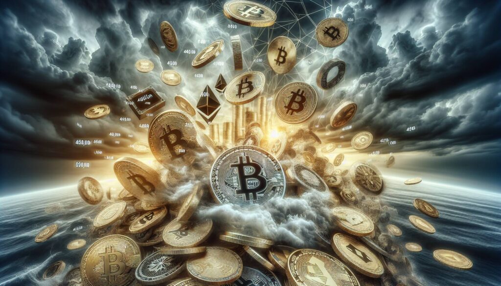 Market turmoil triggers $450 million in crypto liquidations