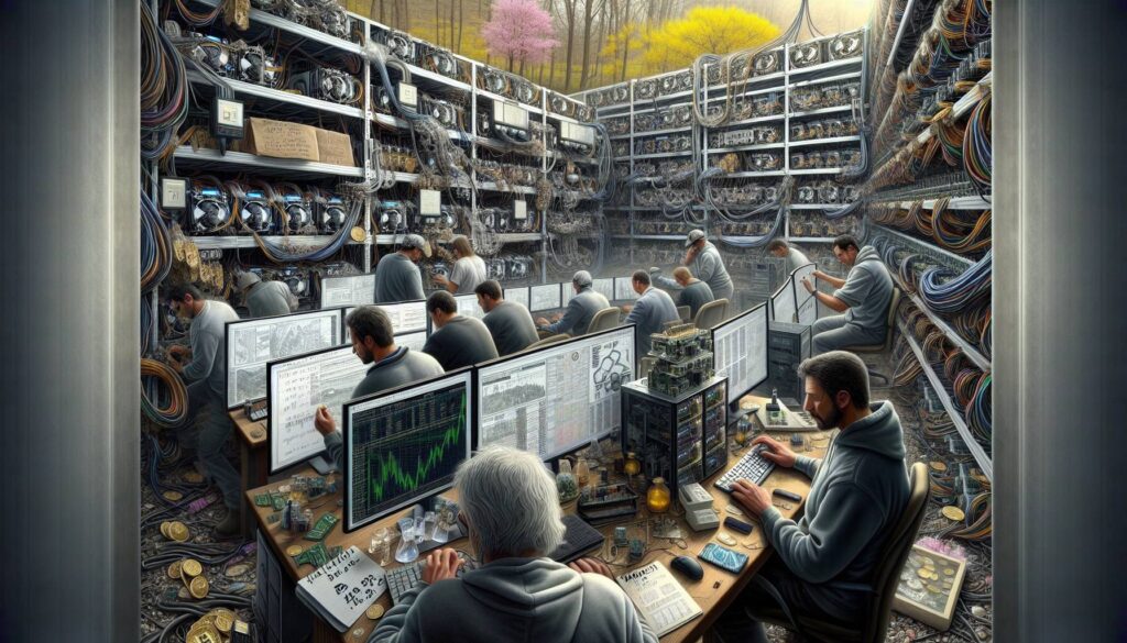 Struggles of U.S. bitcoin miners in March 2023