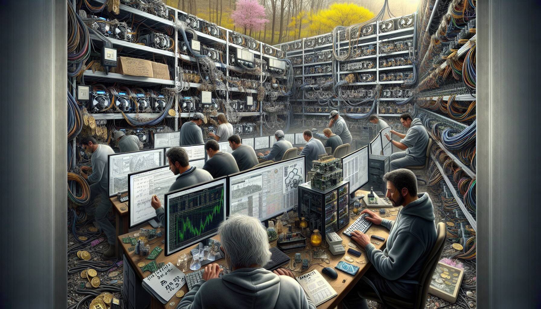 Struggles of U.S. bitcoin miners in March 2023
