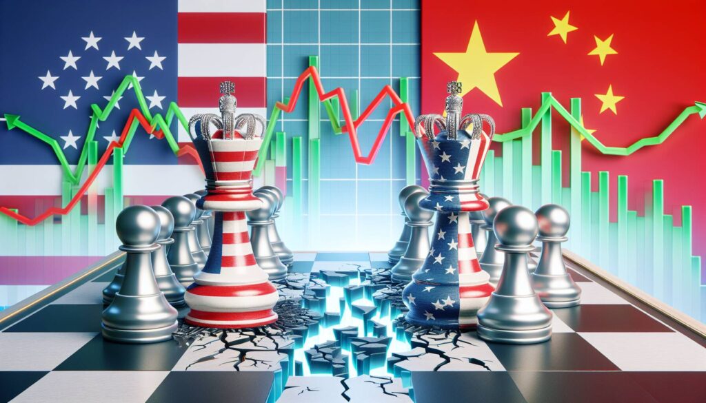 U.S.-China trade tensions disrupt global markets