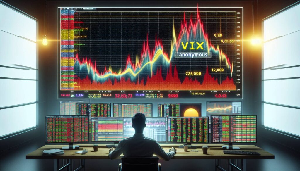 VIX index surge signals market turbulence