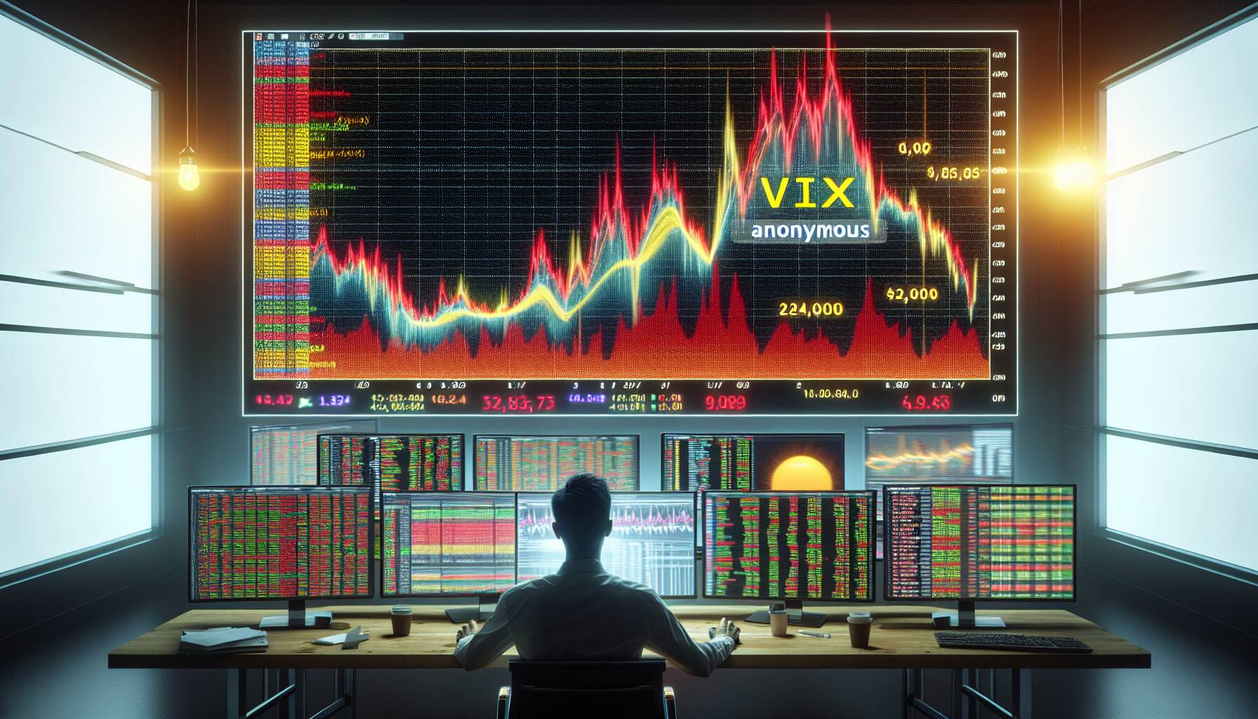 VIX index surge signals market turbulence