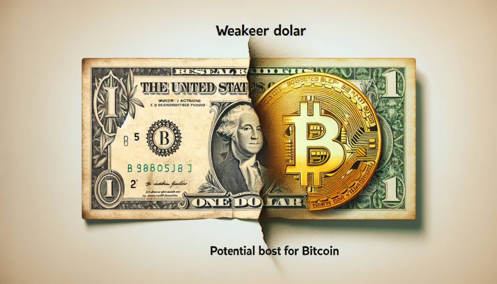 Weaker dollar and its potential boost for bitcoin