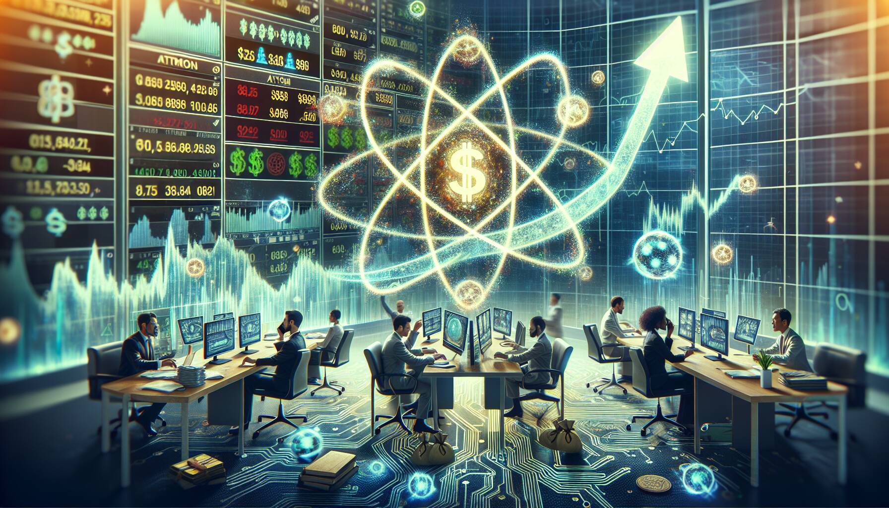 Atom's price volatility and market opportunities