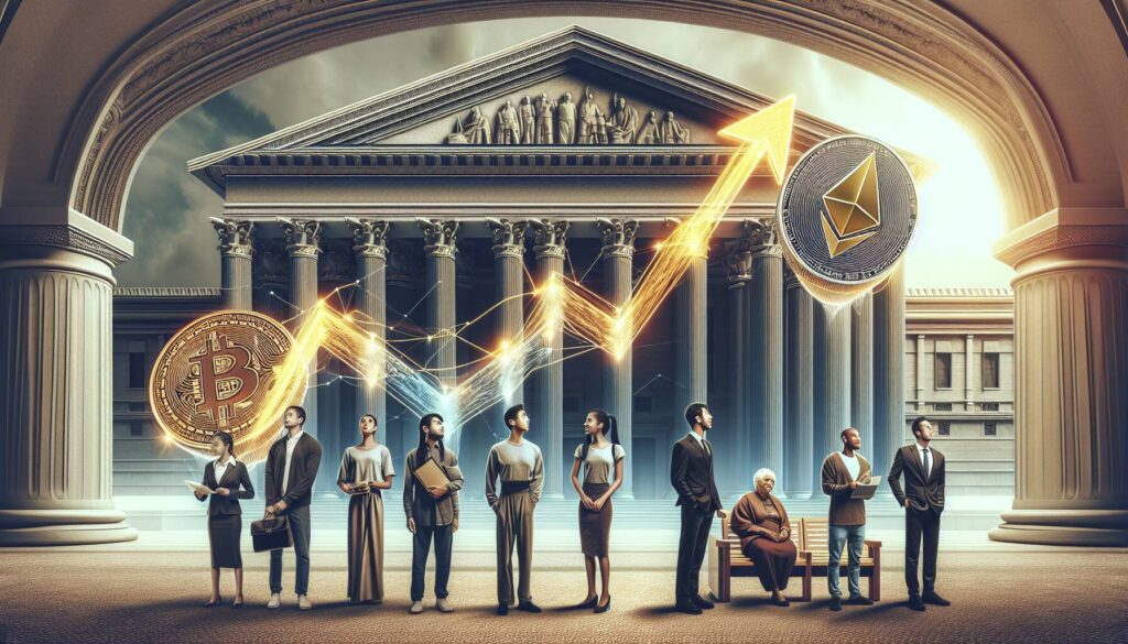 Bitcoin and Ethereum trends amid institutional interest
