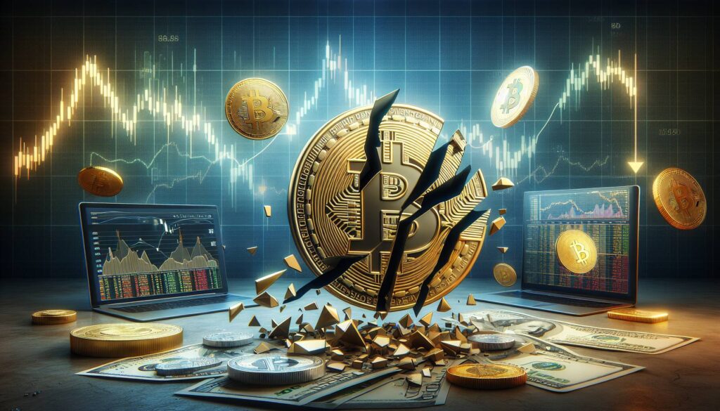 Bitcoin faces price decline amidst mixed crypto market trends