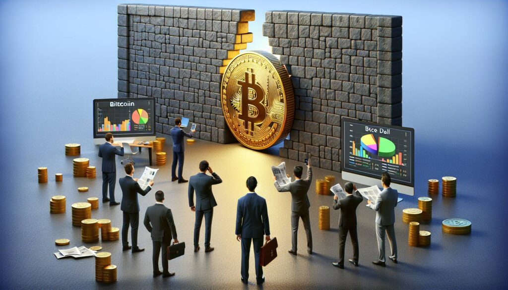 Bitcoin faces resistance as traders await trade deal updates