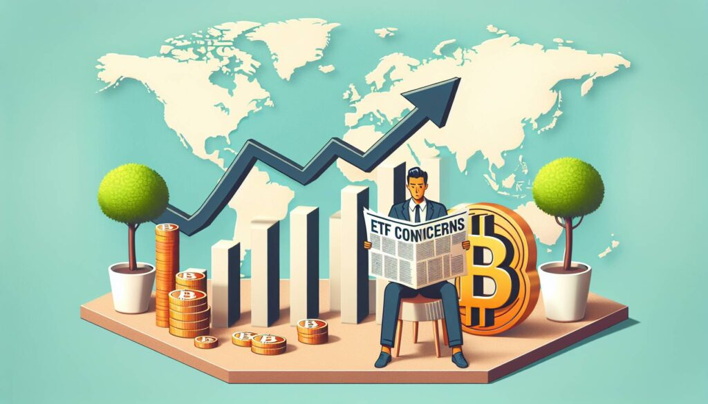 Bitcoin market sentiment shifts amid ETF concerns