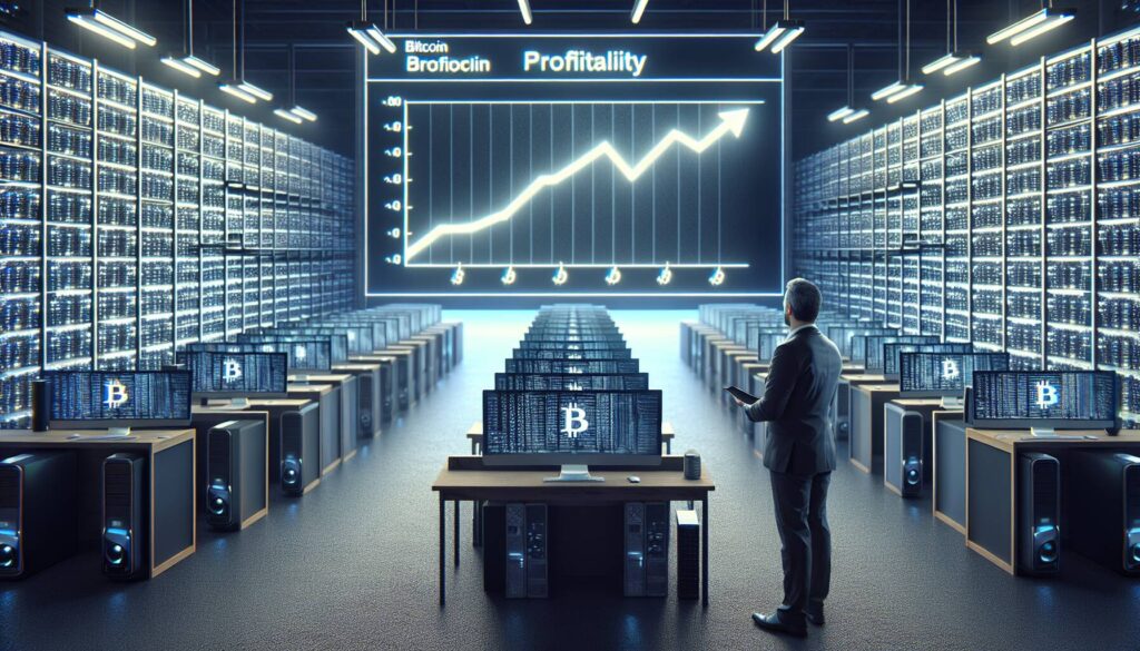 Bitcoin mining profitability declines amid rising competition
