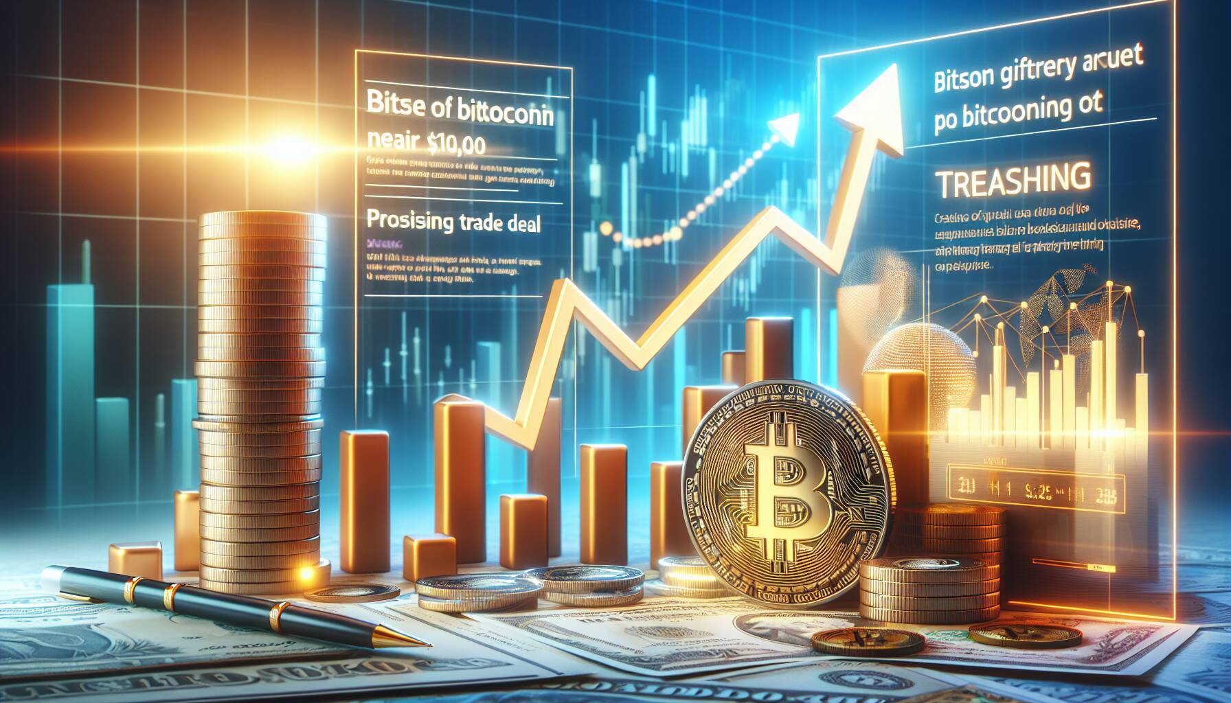 Bitcoin nears $100,000 as trade deal hopes rise