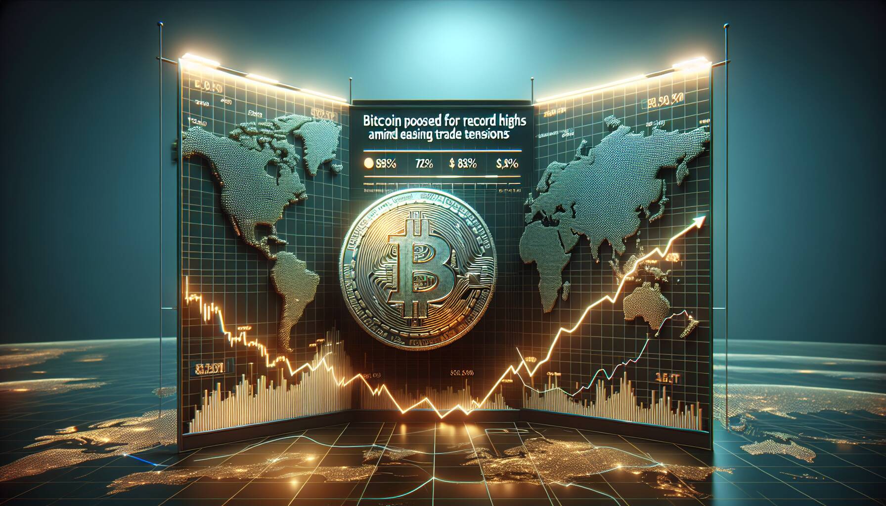 Bitcoin poised for potential record highs amid easing trade tensions