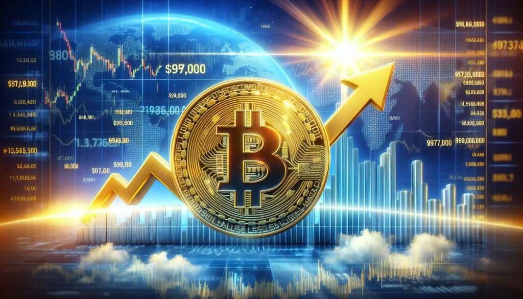 Bitcoin rises above $97,000 amid trade optimism
