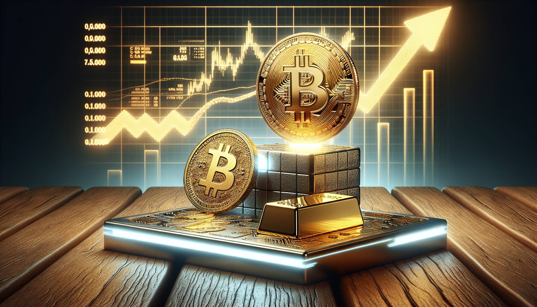Bitcoin rises as gold falters in shifting market dynamics