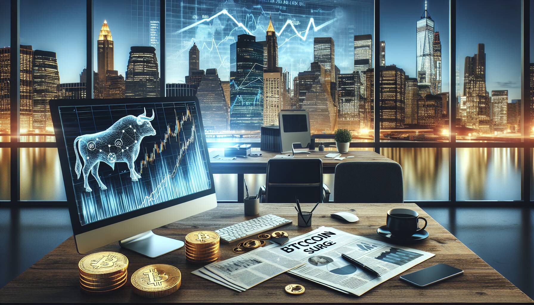 Bitcoin surge signals bullish trends in cryptocurrencies