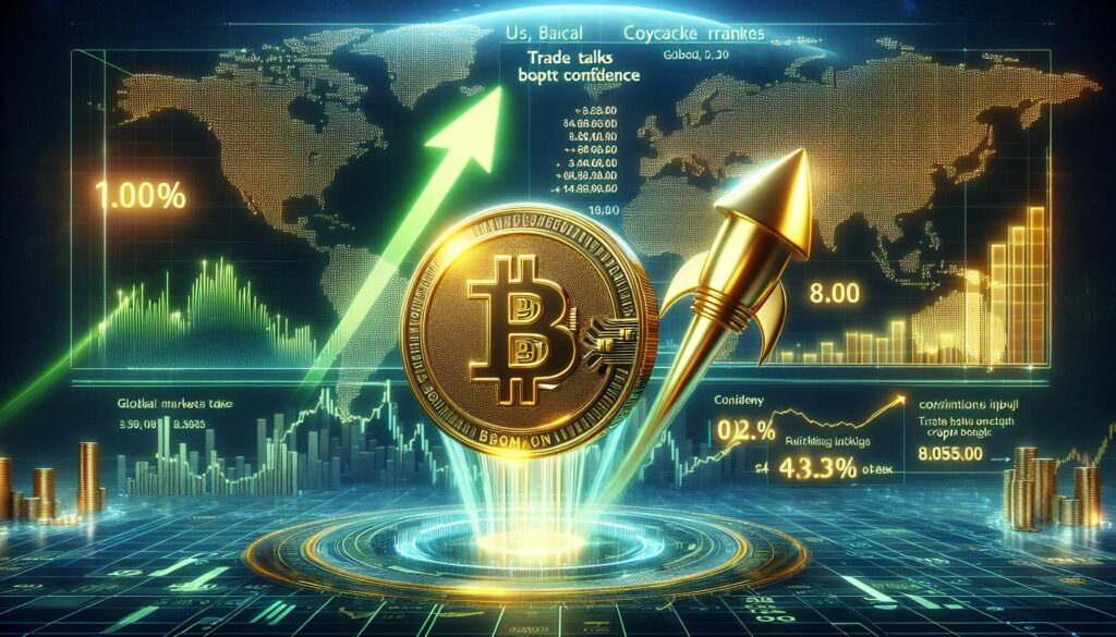 Bitcoin Surges as Trade Talks Boost Crypto Confidence