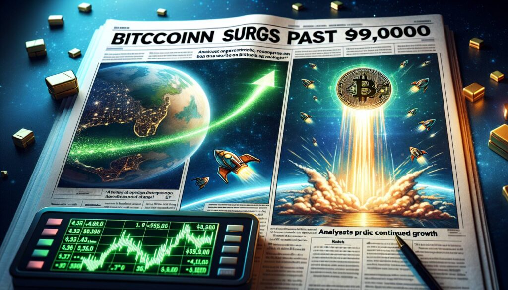 Bitcoin Surges Past $99,000 with Analysts Predicting Continued Growth