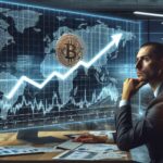 Bitcoin's record high amid trader caution