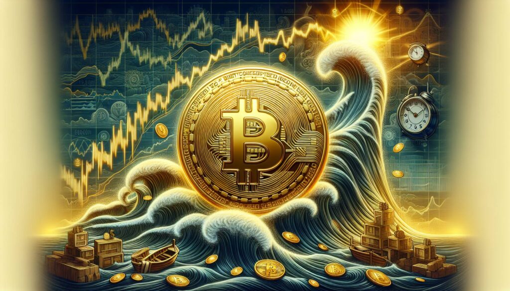 Bitcoin's upward momentum amid market pressures