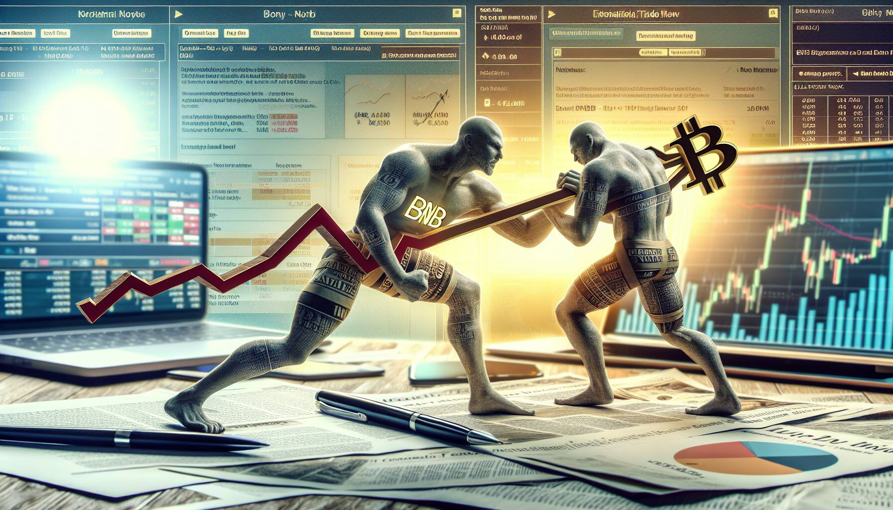 BNB struggles with market decline amid trade tensions