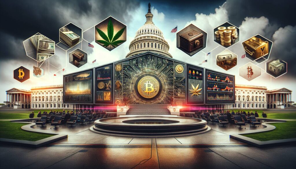 "Breaking News: Senate Considers Adding Marijuana Banking Amendment to Cryptocurrency Bill Despite Opposition"