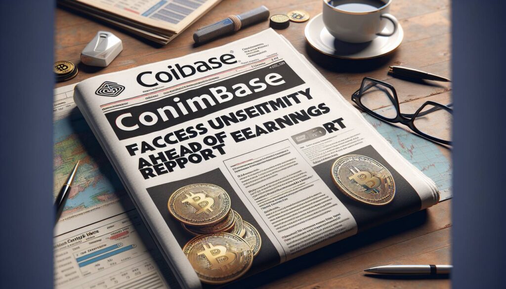 Coinbase faces uncertainty ahead of earnings report